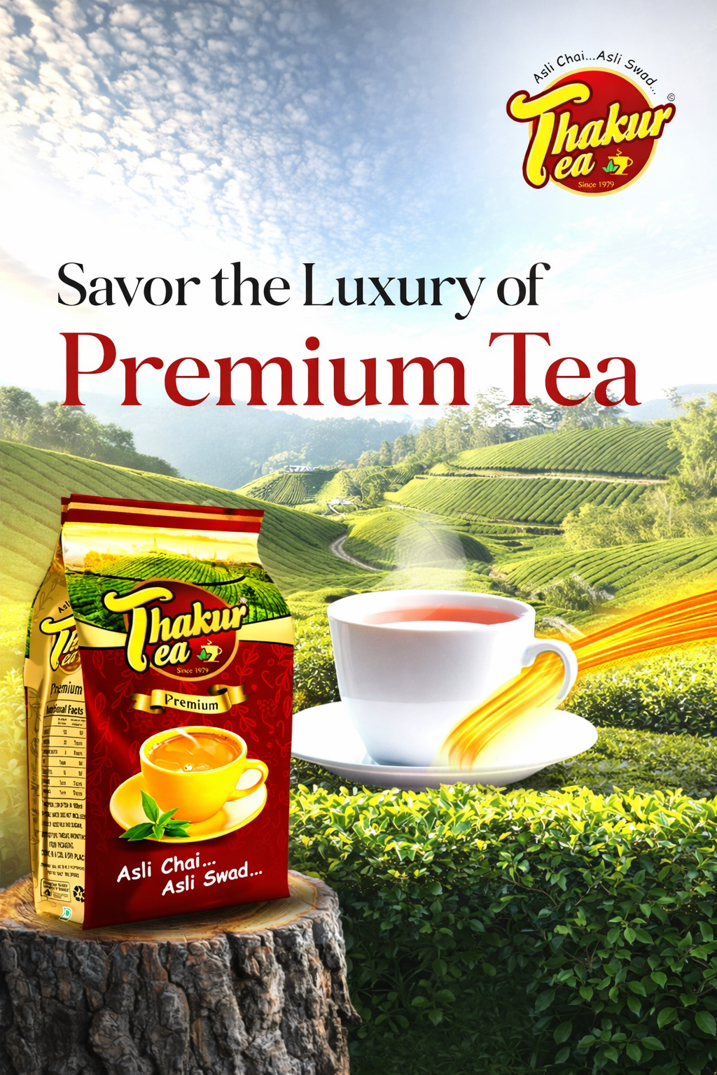 India is a tea Indian Tea Brand: Experience the Luxury Flavour of Thakur Tea